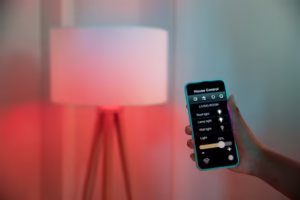 hand holding smartphone home 23 2150639946